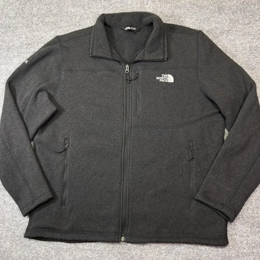 The North Face Jacket Mens XL Fleece Lined Full Zip Pockets Collared Warm